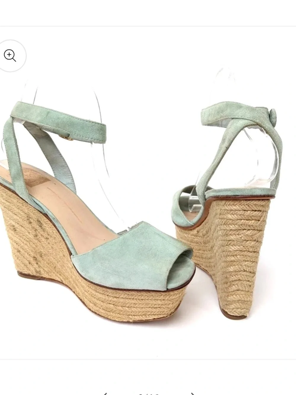 Dolce Vita Women’s Mint Green Espadrille Wedge Sandals